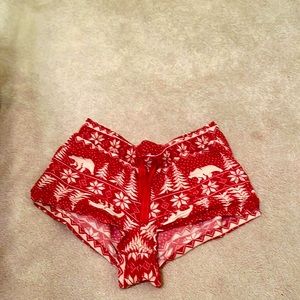 christmas pajama shorts